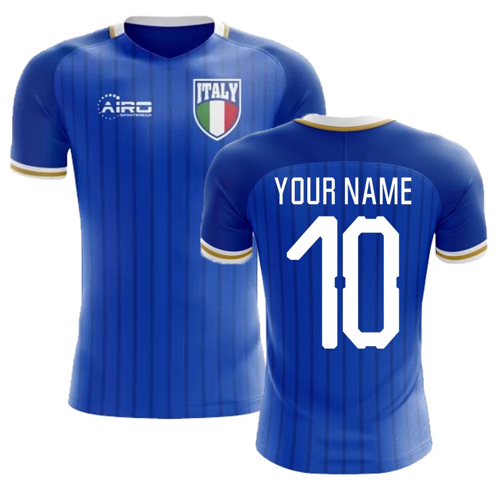 2023-2024 Italy Home Concept Football Shirt (Your Name) -Kids