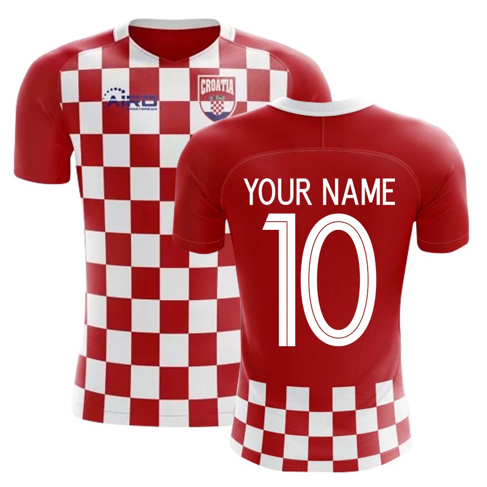 2023-2024 Croatia Flag Concept Football Shirt (Your Name)