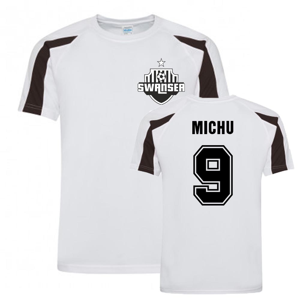 Michu Swansea Sports Training Jersey (White)