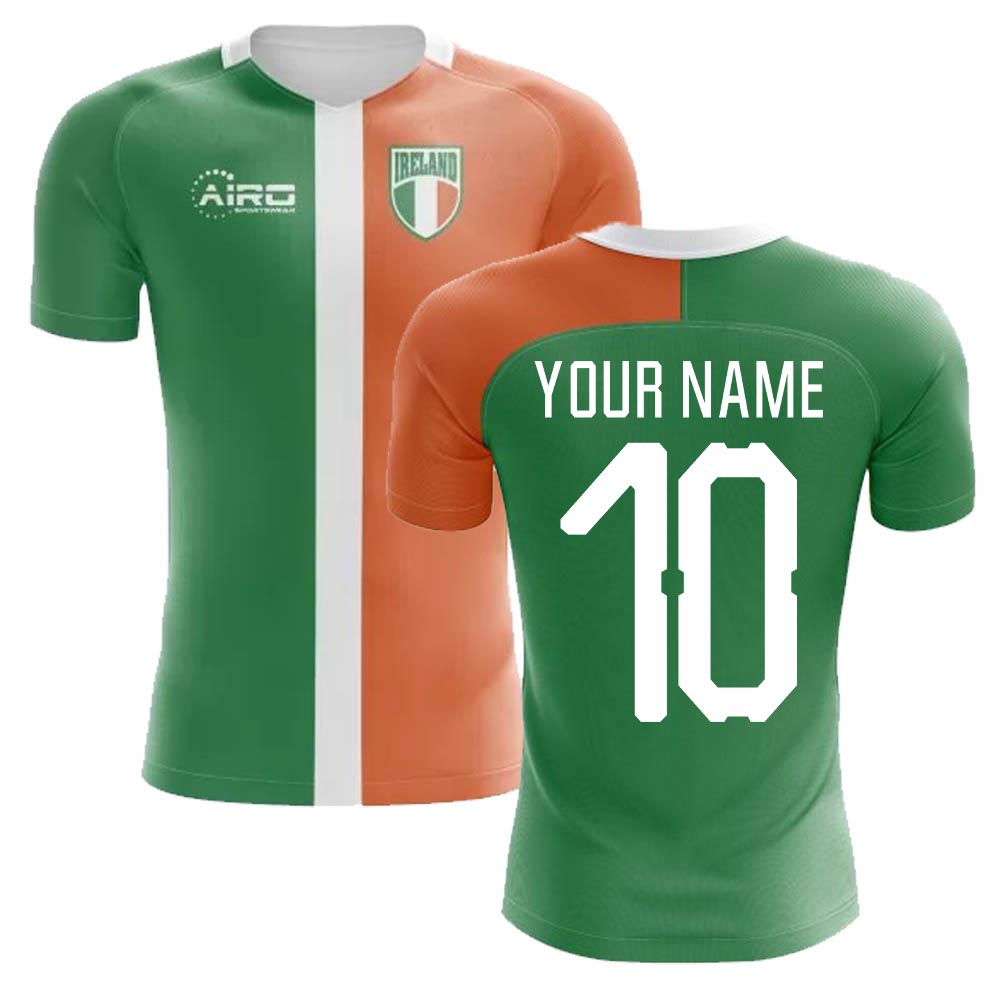 2025-2026 Ireland Flag Concept Football Shirt (Your Name)