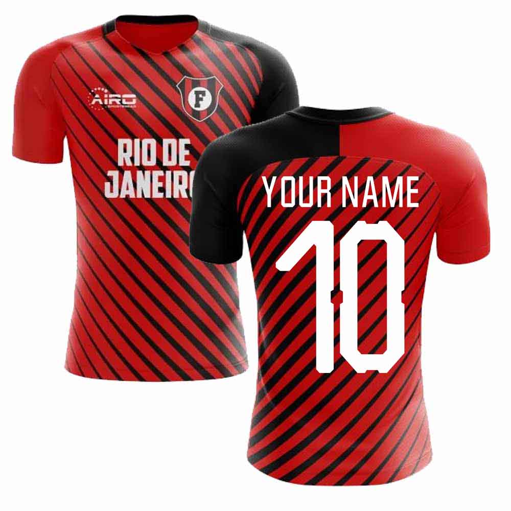 2020-2021 Flamengo Home Concept Football Shirt (Your Name) - Kids