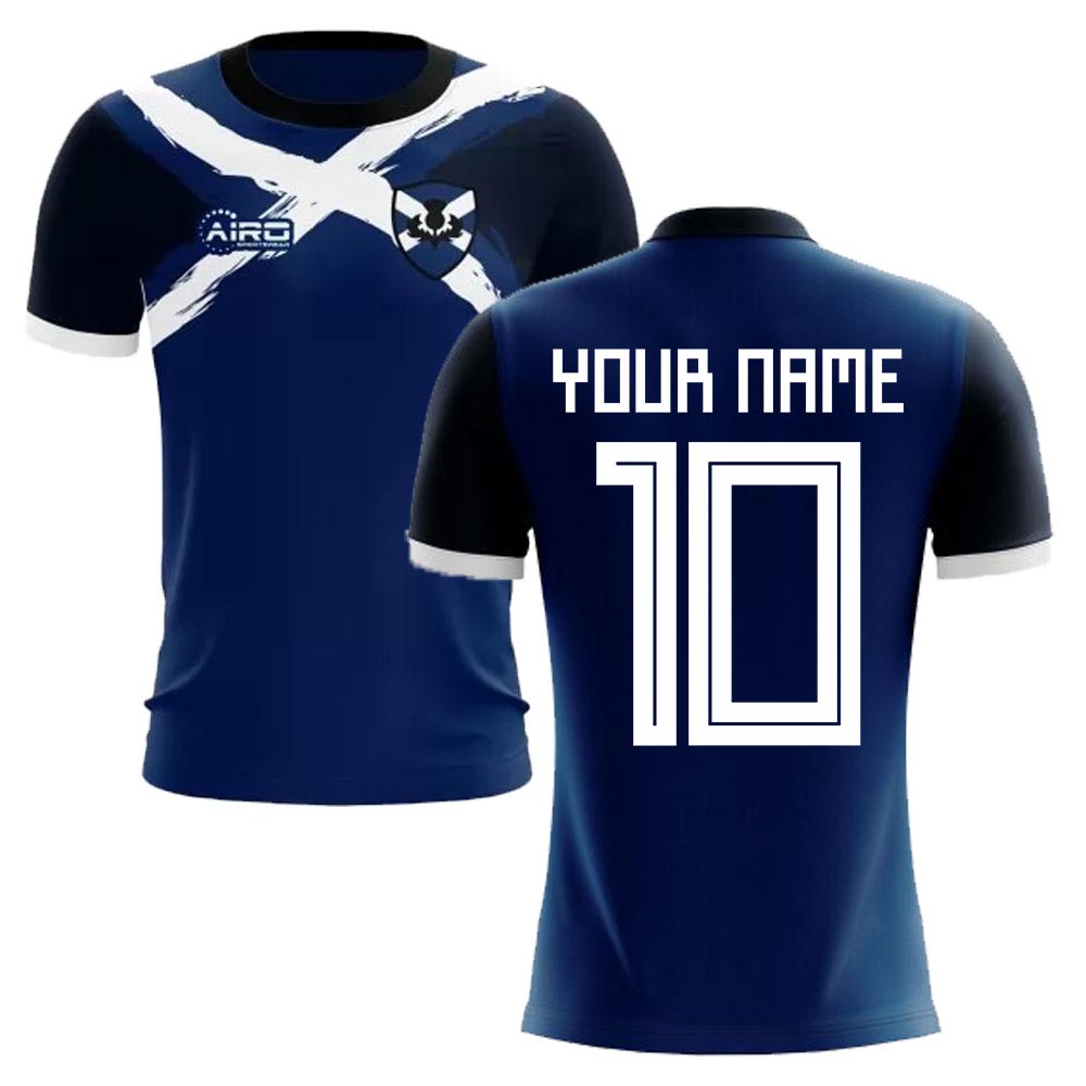 2025-2026 Scotland Flag Concept Football Shirt (Your Name)