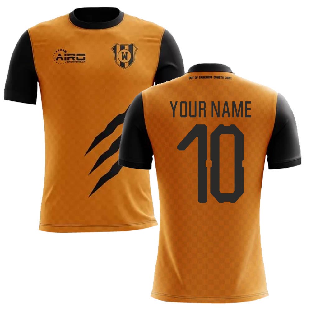 2023-2024 Watford Home Concept Football Shirt (Your Name) [WATFORDH ...