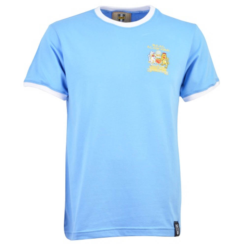 Manchester City 12th Man Retro T-Shirt- Ringer