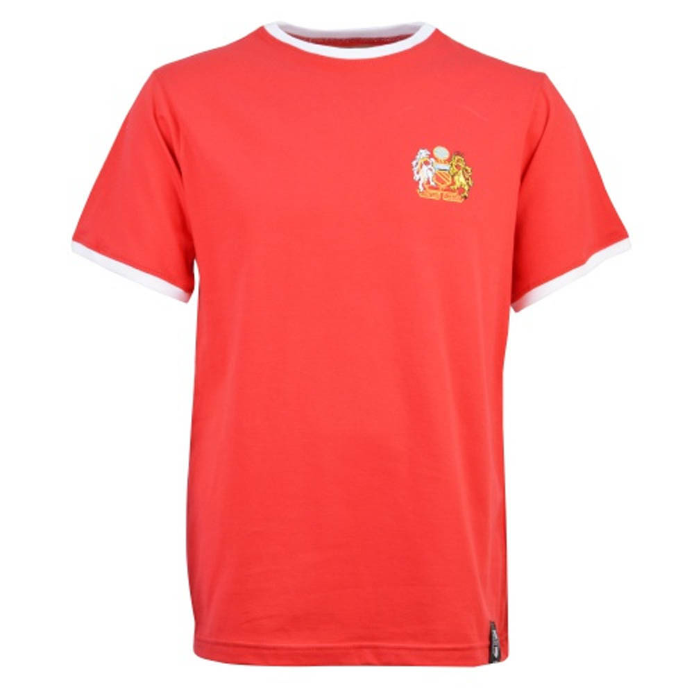 Sporting Goods Manchester United 1963 Retro Football T Shirt ...