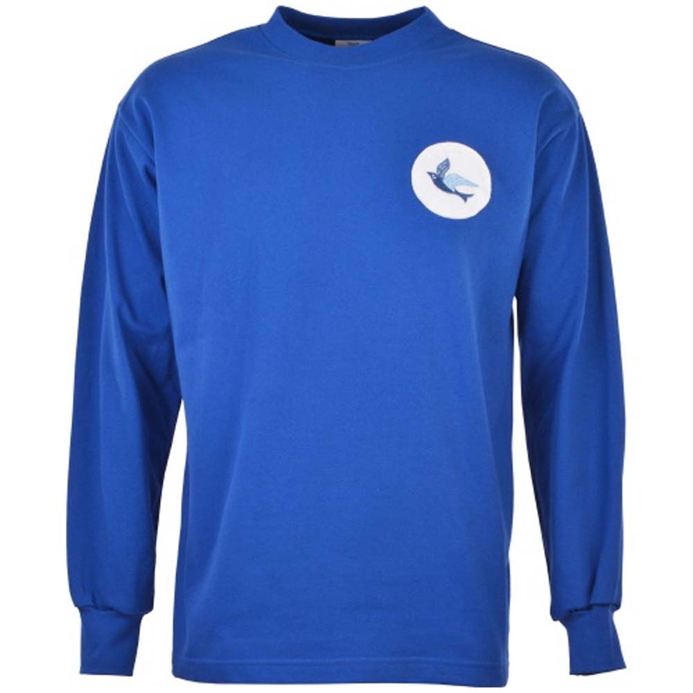 RETRO Cardiff City 1960's Embroidered T-Shirt 