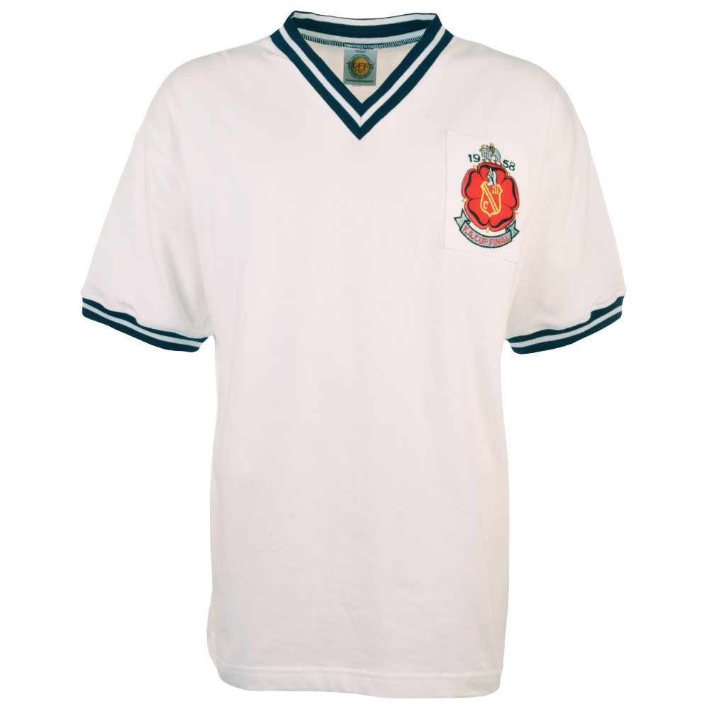 Bolton 1958 FA Cup Final Retro Football Shirt