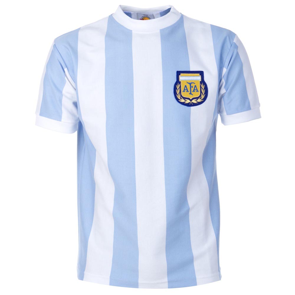 ARGENTINA AWAY SOCCER JERSEY WORLD CUP 1986 MARADONA #10 ALL SIZES 