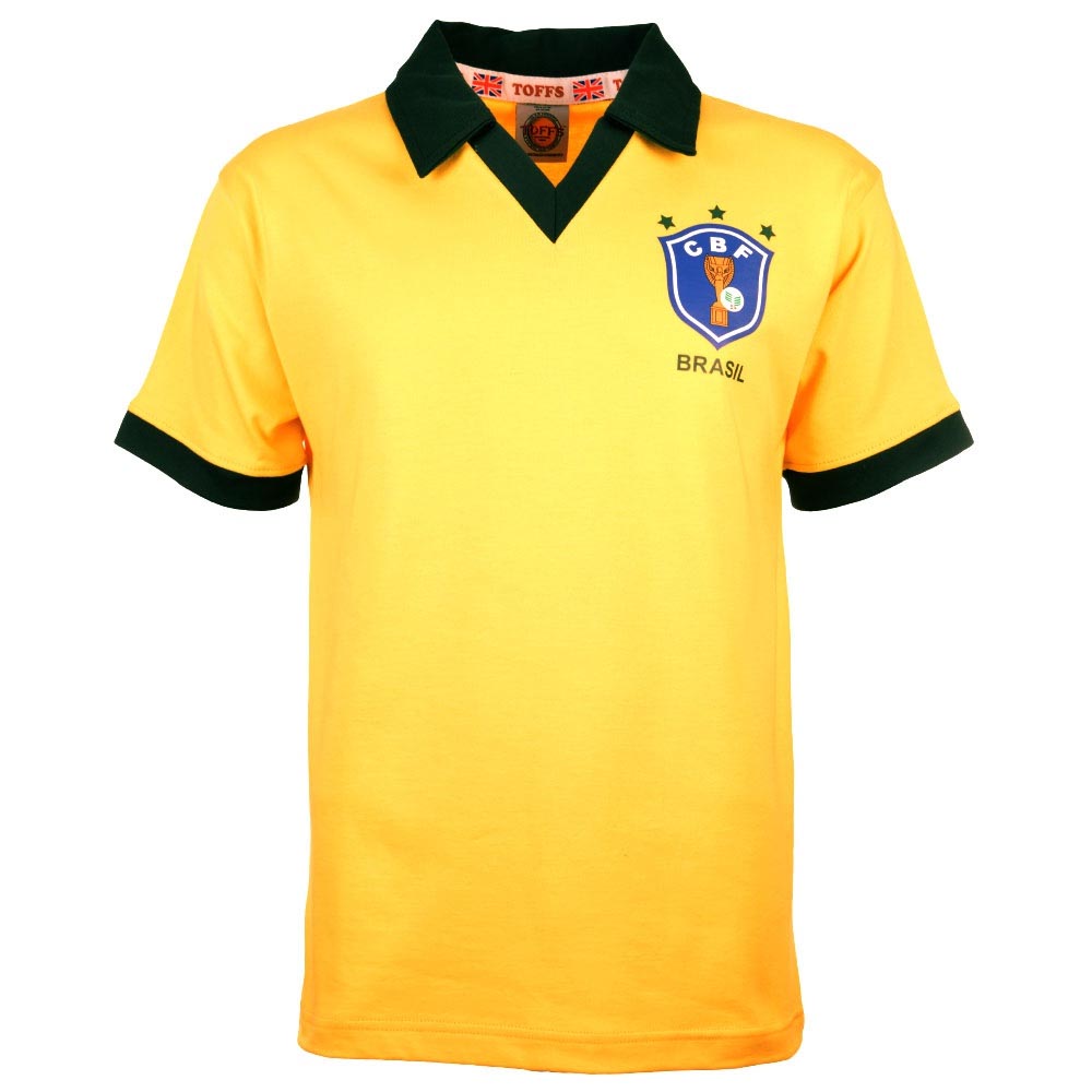 Brazil 1986 World Cup Retro Football Shirt