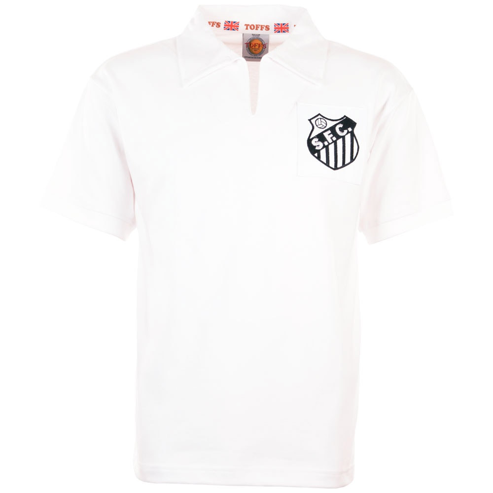 Santos 1960s-1970s Retro Football Shirt