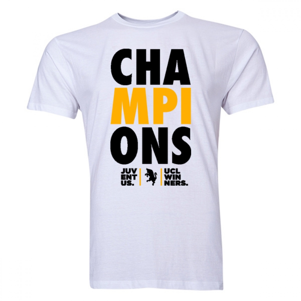 Juventus Champions League Winners T-shirt (White)