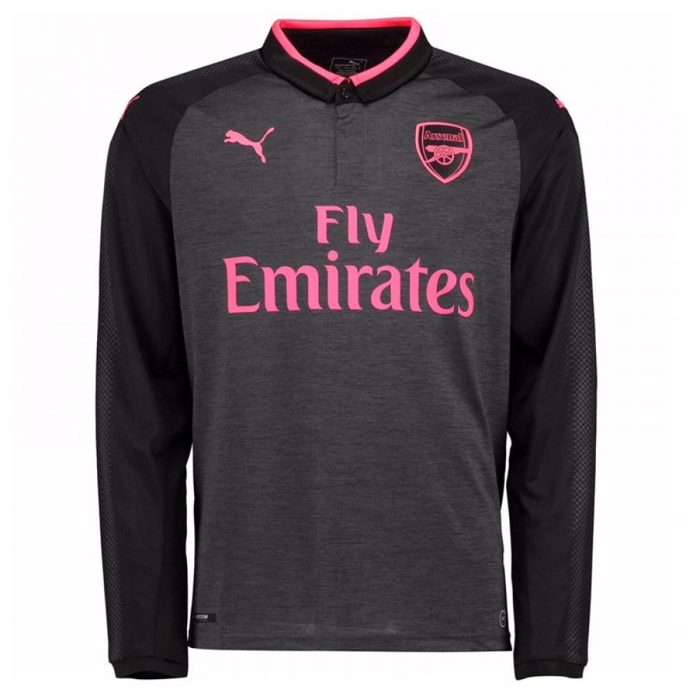 long sleeve arsenal away jersey