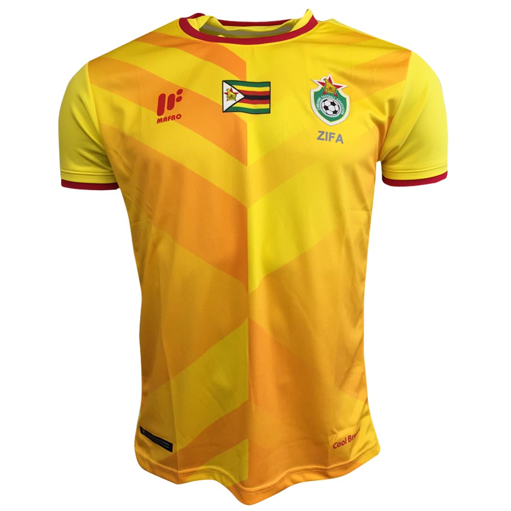 ZIMBABWE Official Mafro Home Football Shirt 2017-2018 New Mens Soccer Jersey 