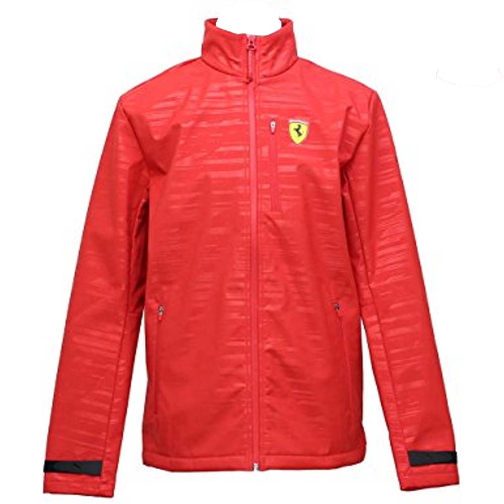 2017 Ferrari Puma Softshell Jacket (Red) [76224201] - $137.08 Teamzo.com