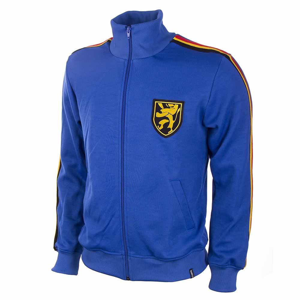 Belgium 1970 Retro Football Jacket (Blue)