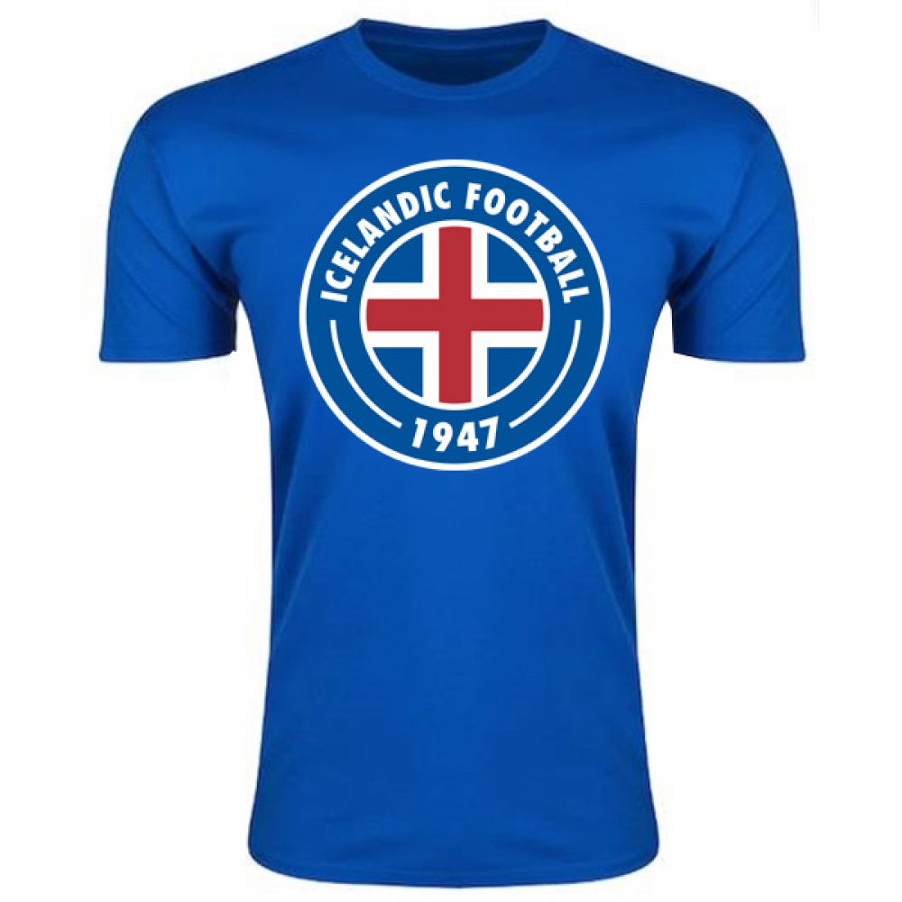Iceland Core Logo T-Shirt (Blue) - Kids