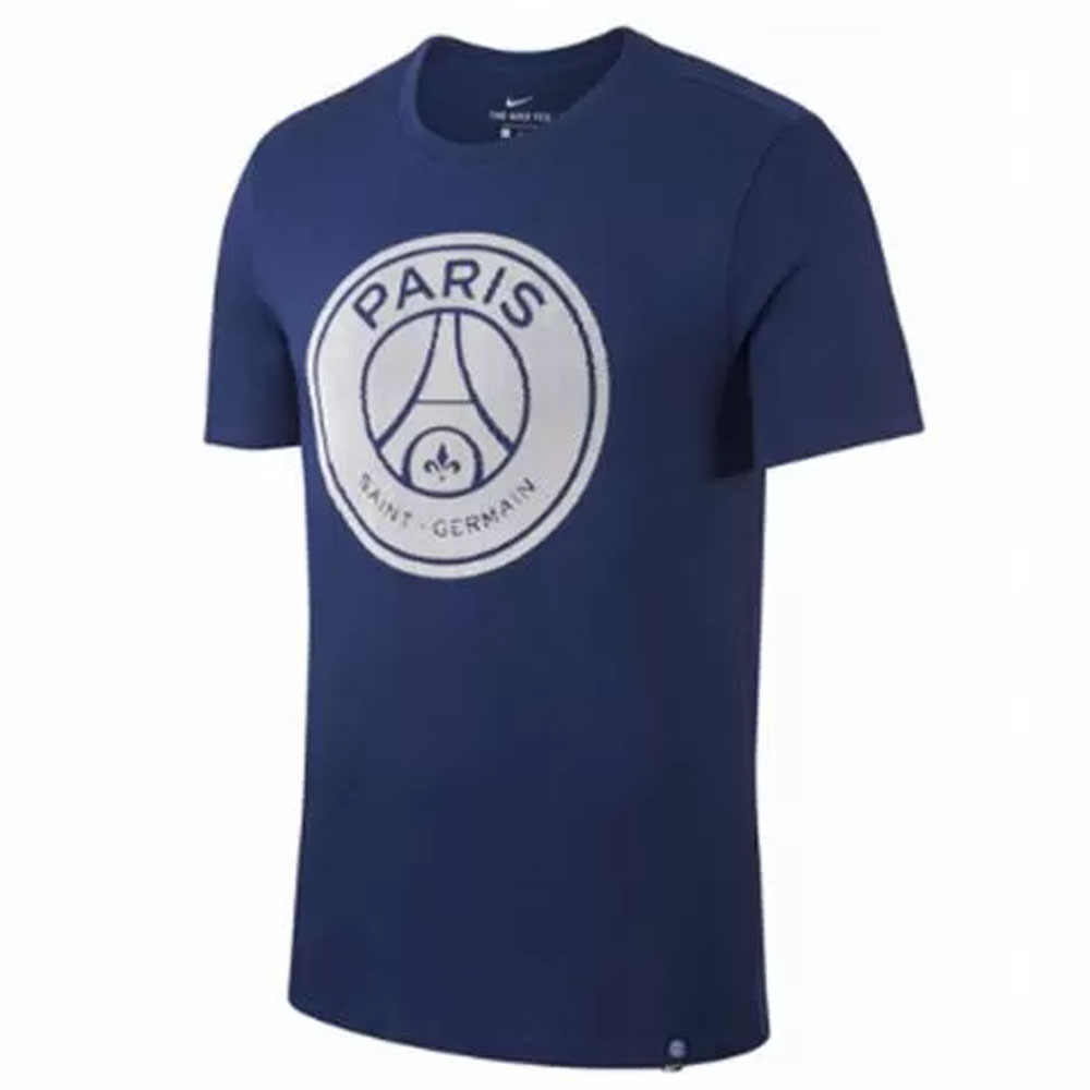 PSG 2017-2018 Core Crest T-Shirt (Navy) [875359-410] - $22.67 Teamzo.com