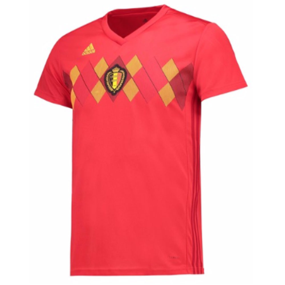 Belgien Belgium WM 2018 Damen T-Shirt Trikot Name Nummer Fussball Team National 