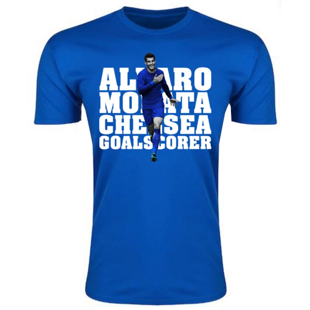 Alvaro Morata Chelsea Player T-Shirt (Blue)