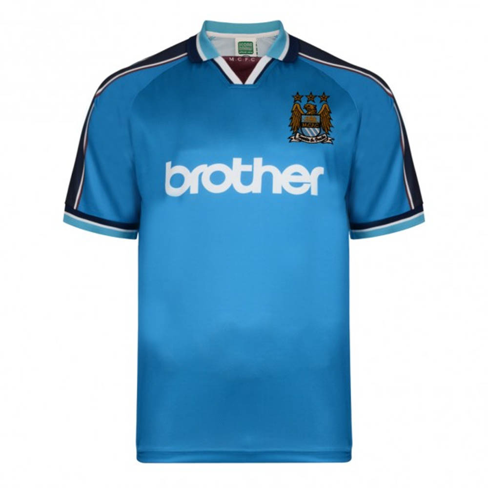 Score Draw Manchester City 1998 Home Shirt