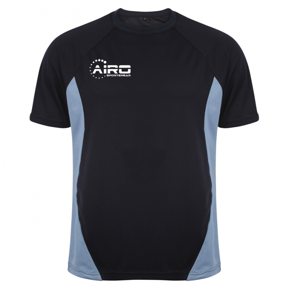 Airo Sportswear Player Training Tee (Navy-Sky Blue)