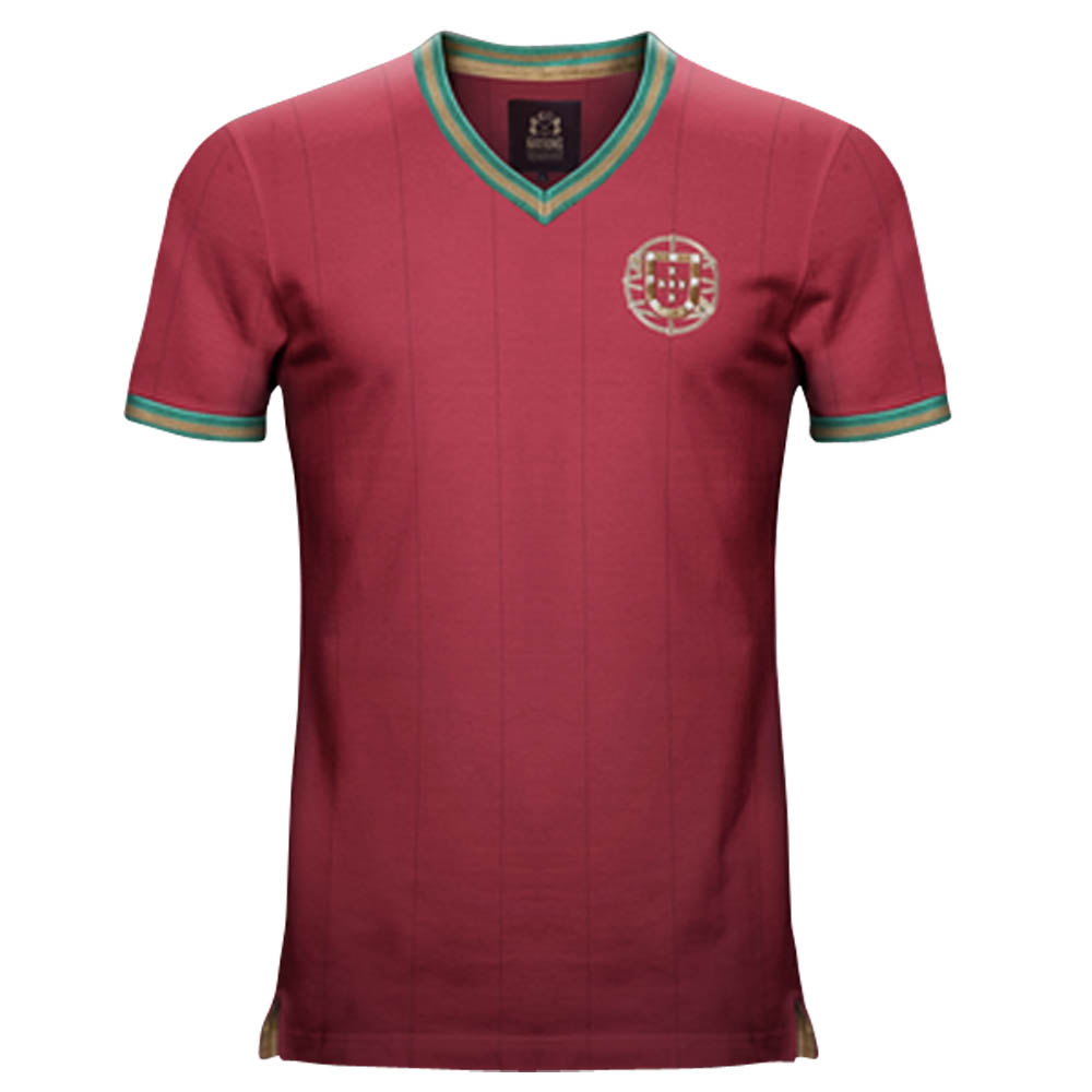 Vintage Portugal Home Soccer Jersey [A SELECCAO] - $55.11 Teamzo.com