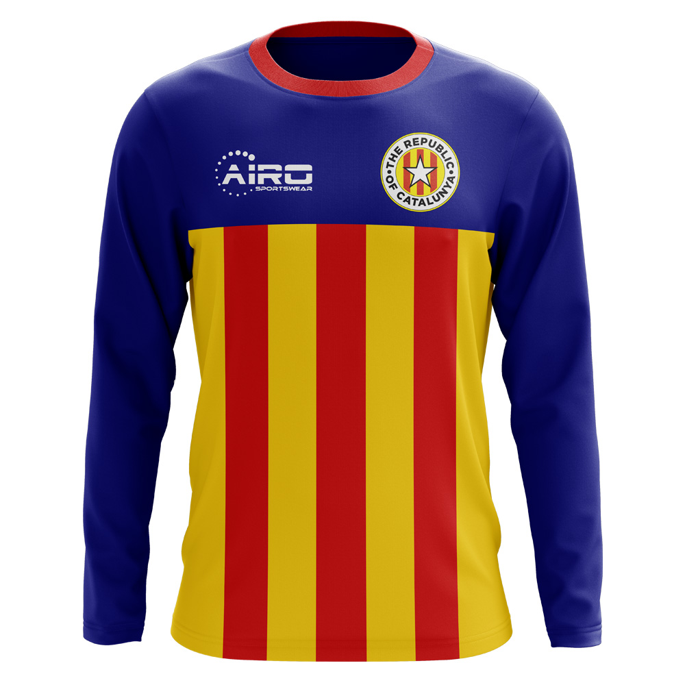 Catalunya 2018-2019 Long Sleeve Home Concept Shirt (Kids)