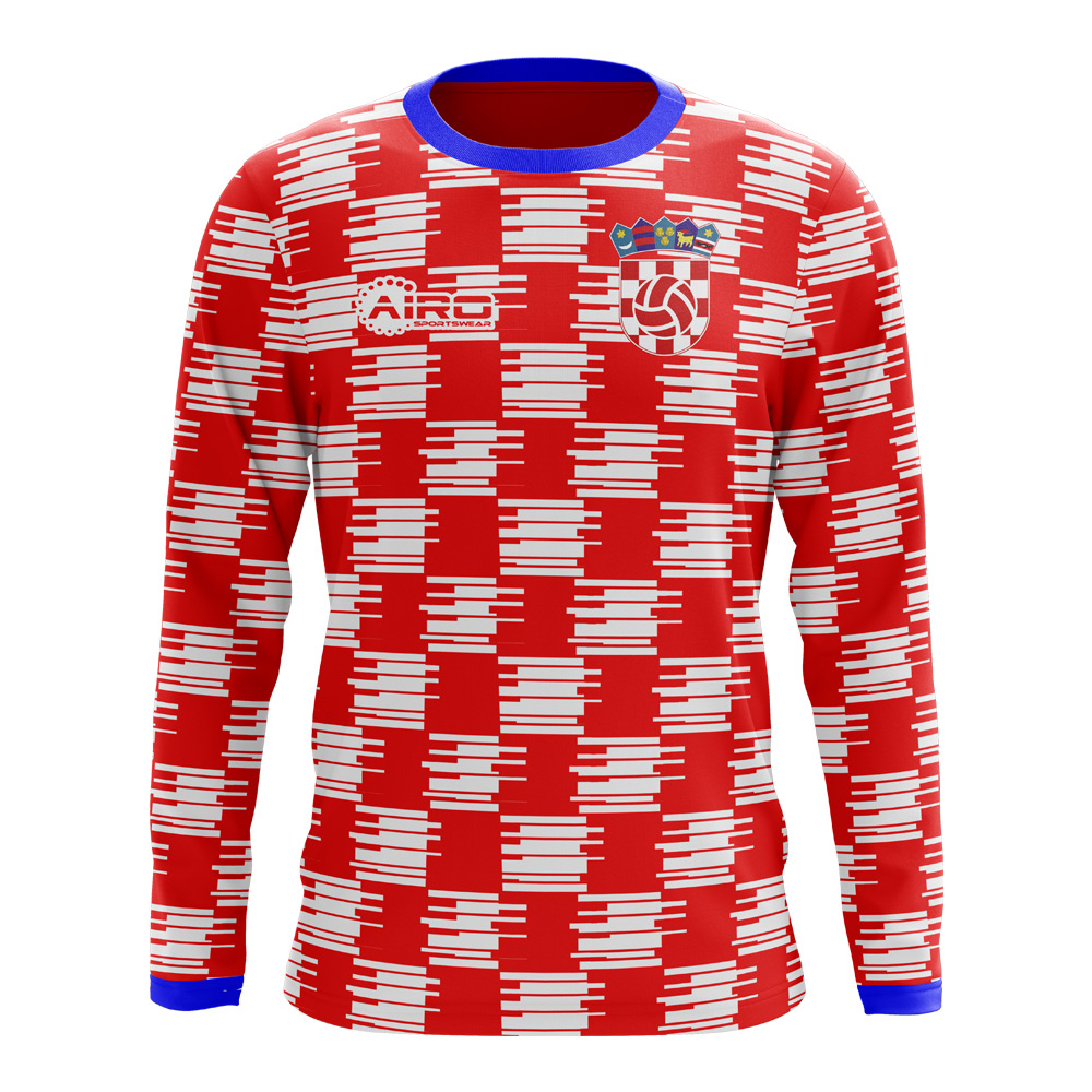 Croatia 2018-2019 Long Sleeve Home Concept Shirt (Kids)