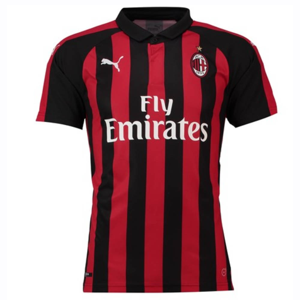 2018-2019 AC Milan Puma Home Football Shirt (Big Sizes)