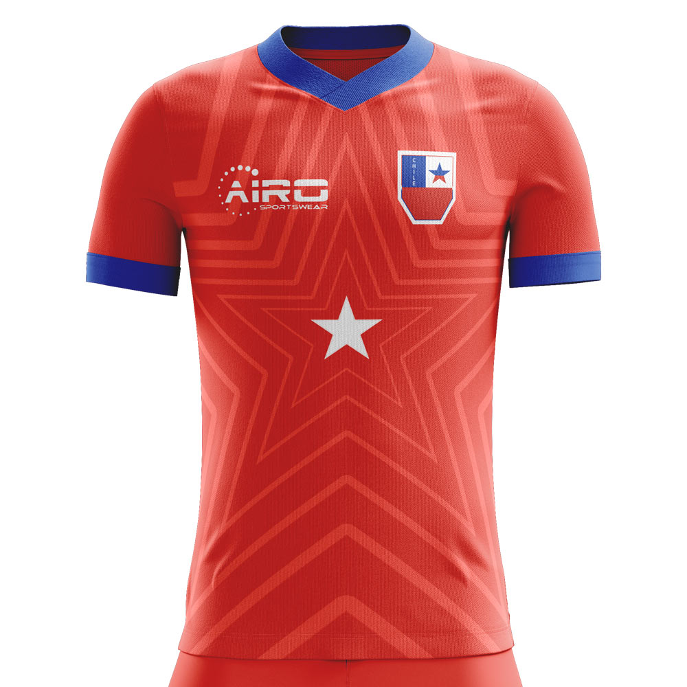 Chile 2018-2019 Home Concept Shirt - Kids (Long Sleeve)