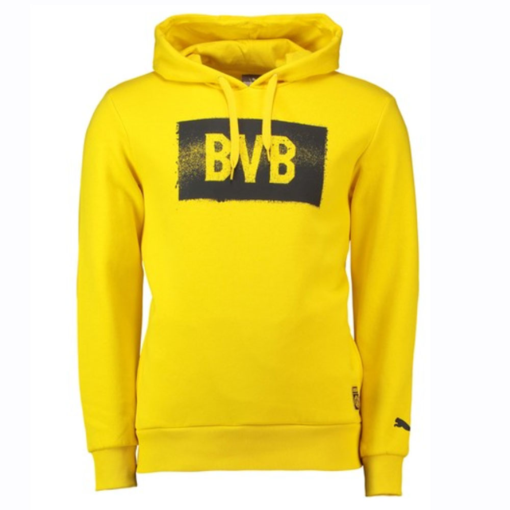 Borussia Dortmund 2018 2019 Stencil Hoodie (Yellow) Borussia Dortmund 2018 2019 Stencil Hoodie (Yellow)