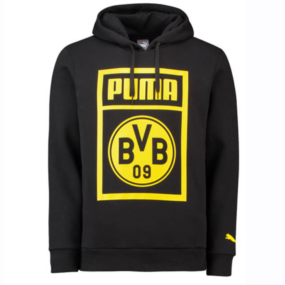 Borussia Dortmund 2018 2019 Shoe Tag Hoodie (Black) Borussia Dortmund 2018 2019 Shoe Tag Hoodie (Black)