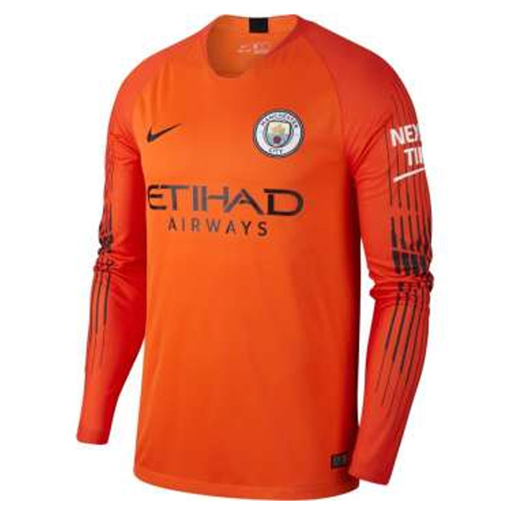 Man City 2018-2019 Goalkeeper Shirt (Orange)
