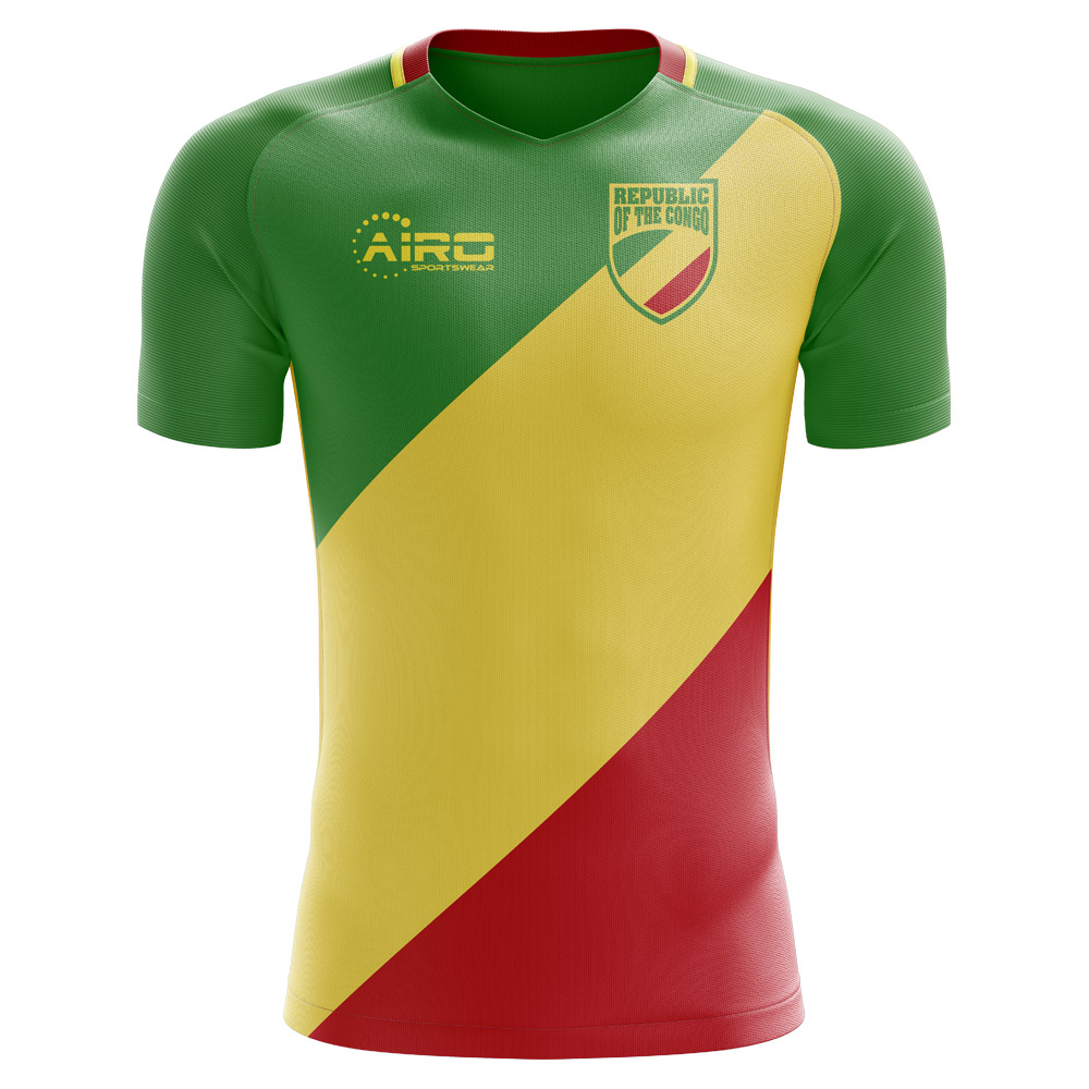 Republic of Congo 2018-2019 Home Concept Shirt - Kids (Long Sleeve)