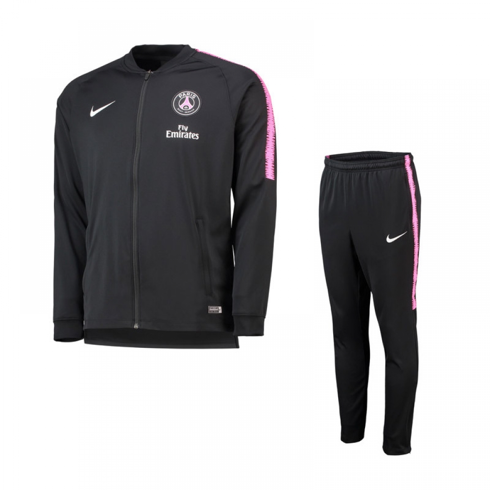 psg black pink tracksuit