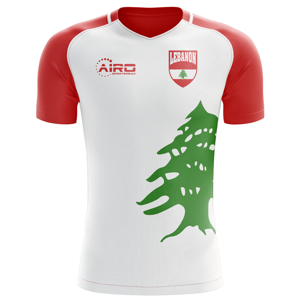 2025-2026 Lebanon Home Concept Football Shirt - Kids (Long Sleeve)