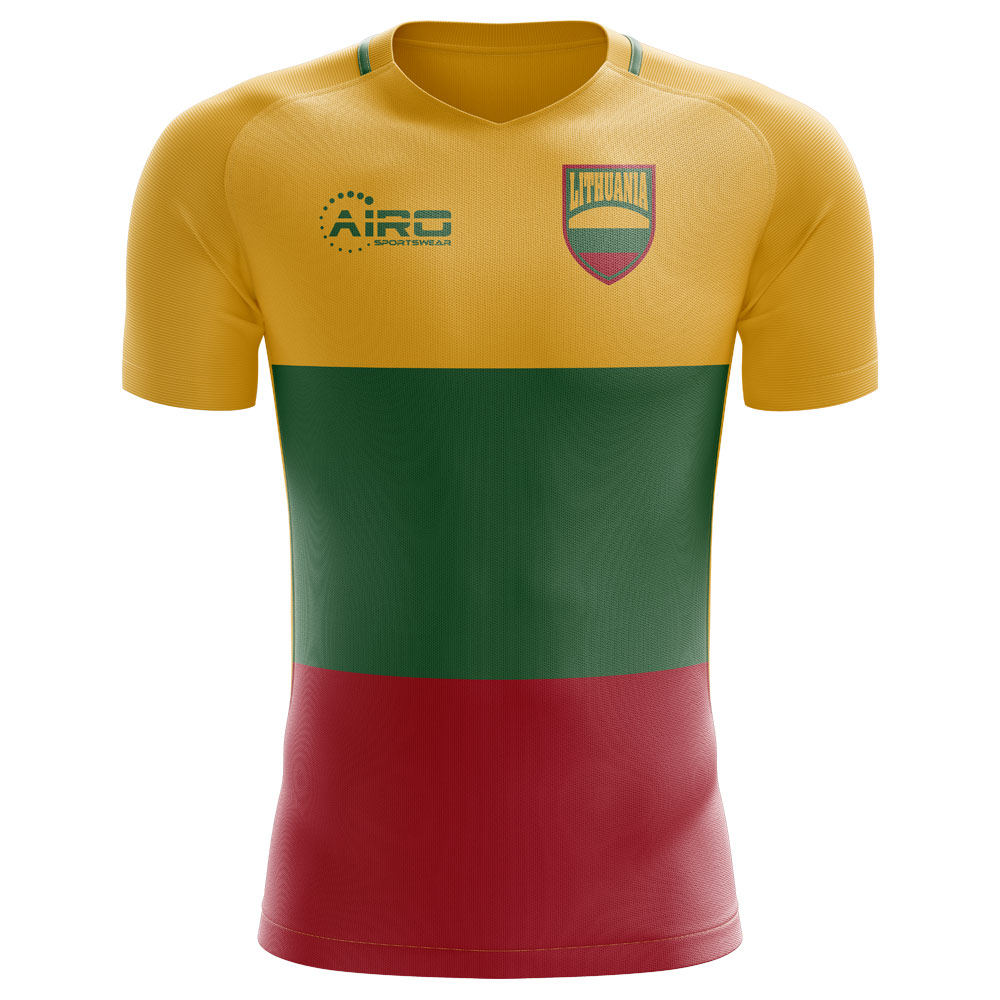 Lithuania 2018-2019 Home Concept Shirt - Kids (Long Sleeve)