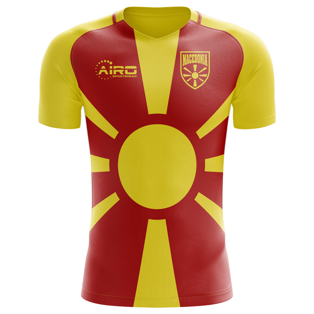 Macedonia 2018-2019 Home Concept Shirt - Kids (Long Sleeve)