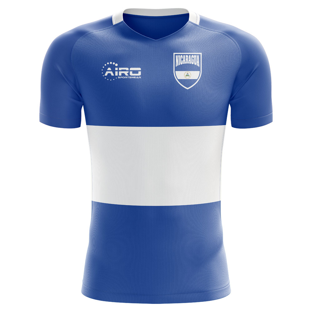 Nicaragua 2018-2019 Home Concept Shirt - Kids (Long Sleeve)