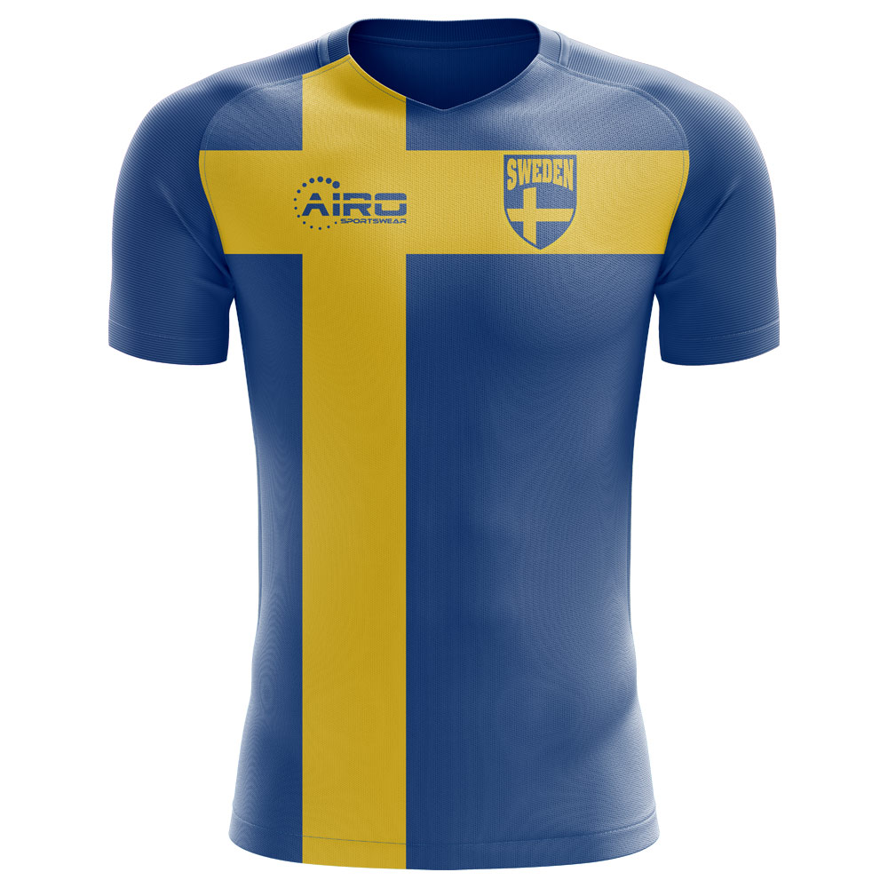 Sweden 2018-2019 Flag Concept Shirt - Little Boys