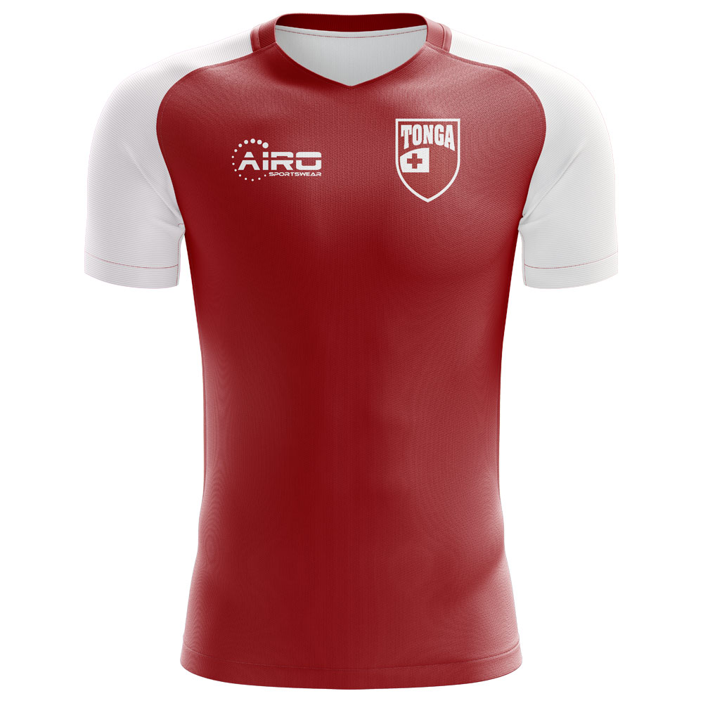2025-2026 Tonga Home Concept Football Shirt - Adult Long Sleeve