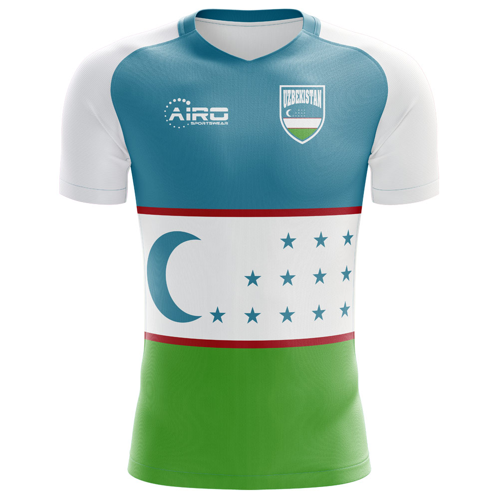 Uzbekistan 2018-2019 Home Concept Shirt - Kids (Long Sleeve)