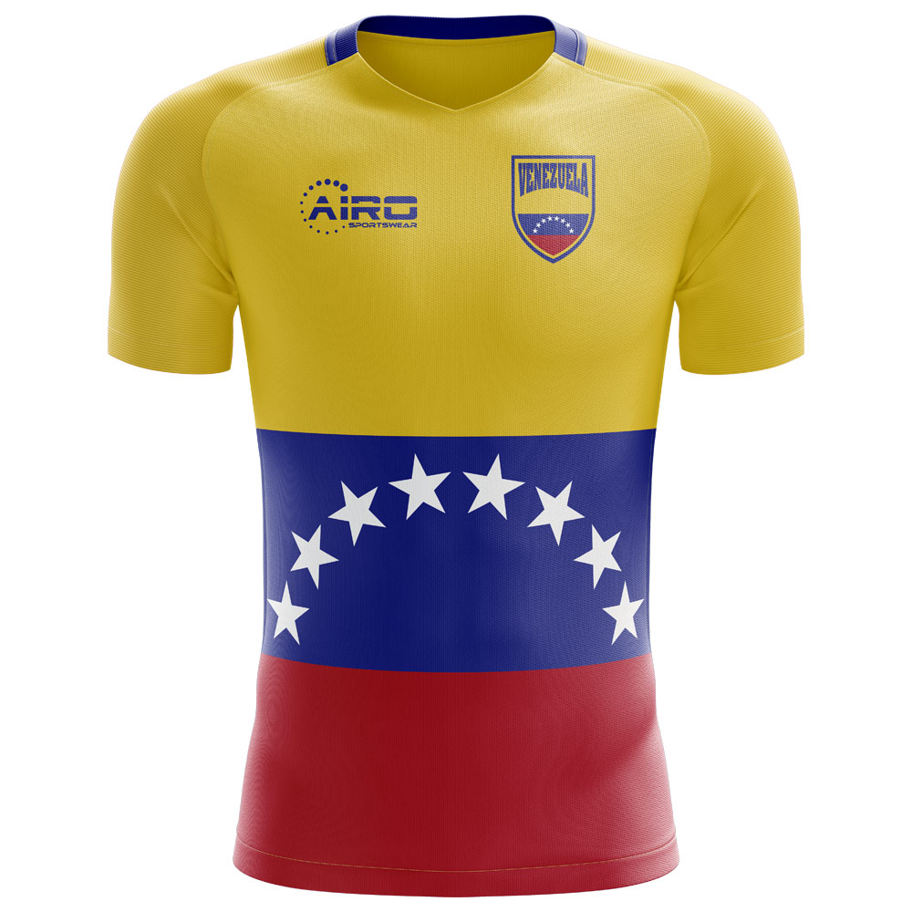 2025-2026 Venezuela Home Concept Football Shirt - Kids (Long Sleeve)
