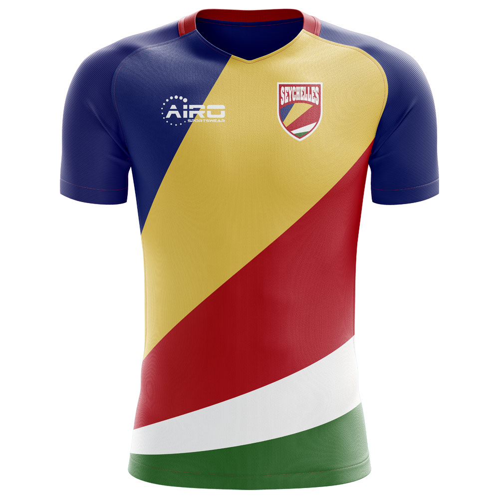 2025-2026 Seychelles Home Concept Football Shirt - Adult Long Sleeve