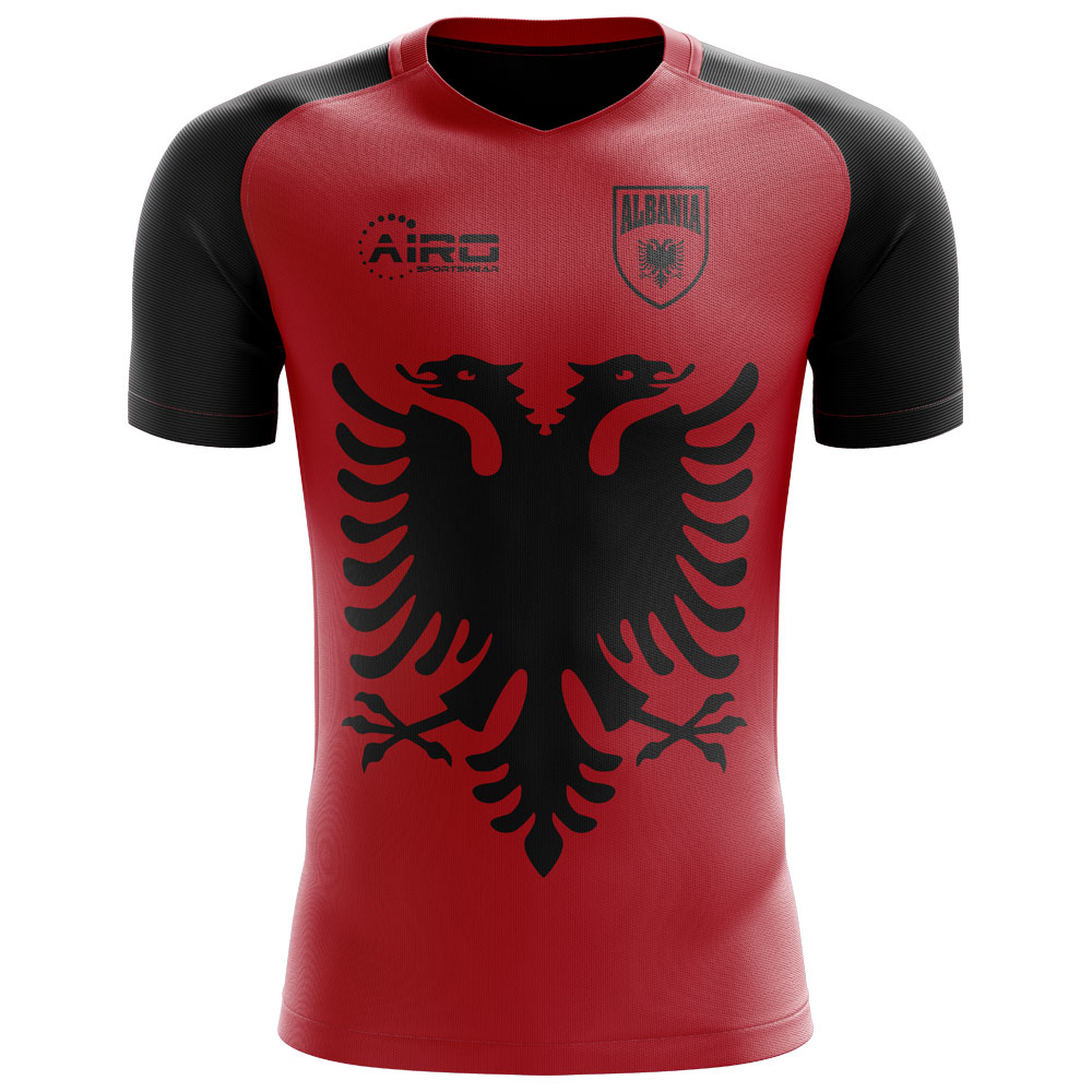 Albania 2018-2019 Flag Concept Shirt - Kids (Long Sleeve)