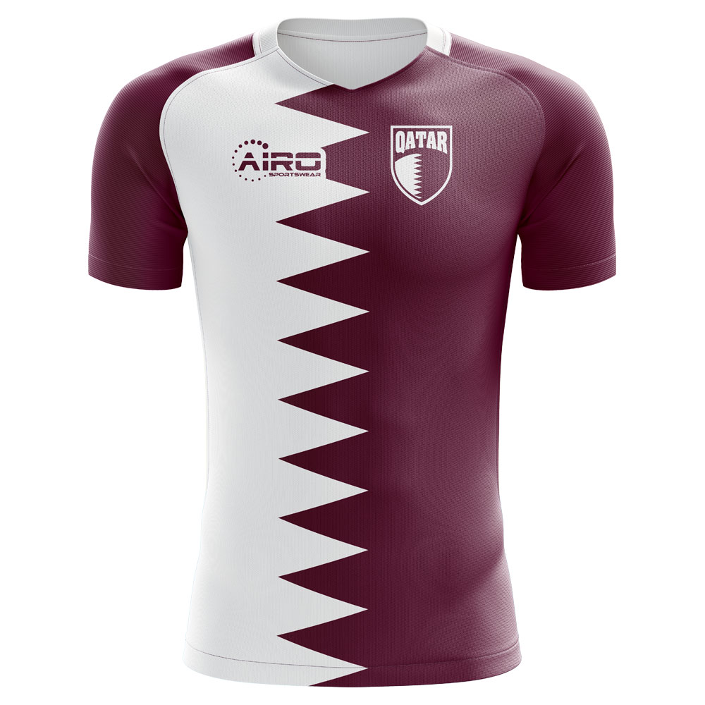 Qatar 2018-2019 Home Concept Shirt - Adult Long Sleeve