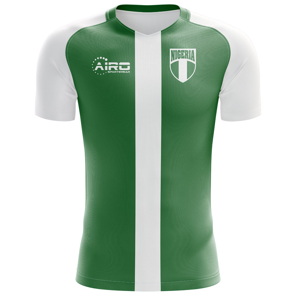 Nigeria 2018-2019 Flag Home Concept Shirt - Womens