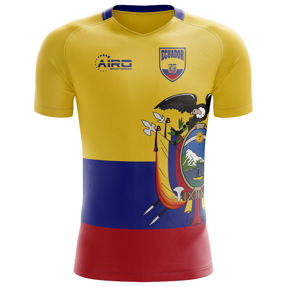 Ecuador 2018-2019 Home Concept Shirt - Kids (Long Sleeve)