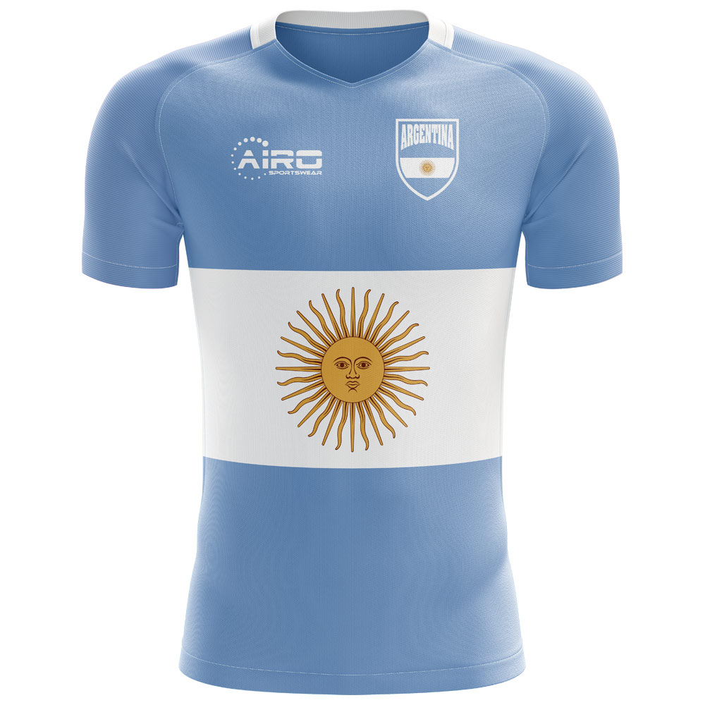 Argentina 2018-2019 Flag Concept Shirt - Kids (Long Sleeve)