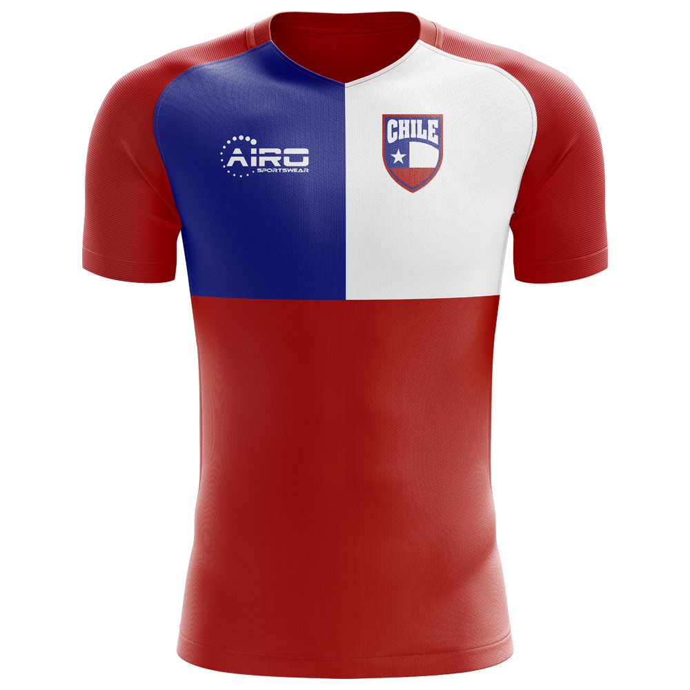 Chile 2018-2019 Flag Concept Shirt - Kids (Long Sleeve)
